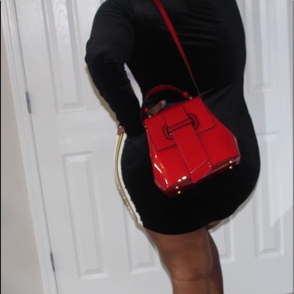 BLACK VELVET MINI DRESS | SIZE 3X - Picture 3 of 5